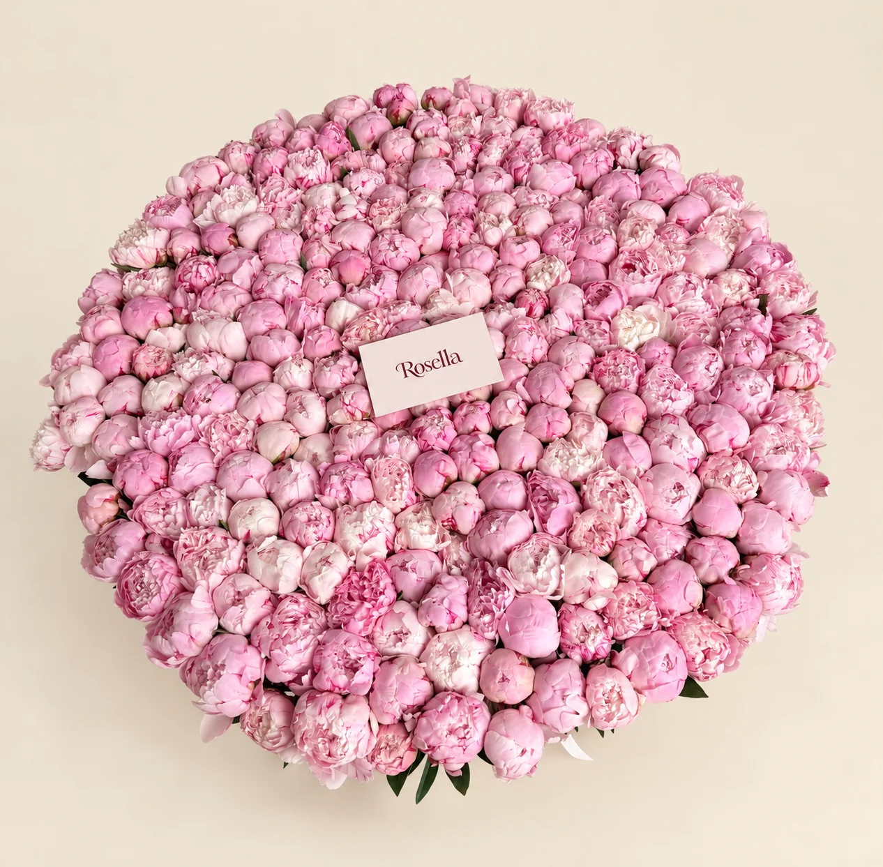 280 peonies in a basket